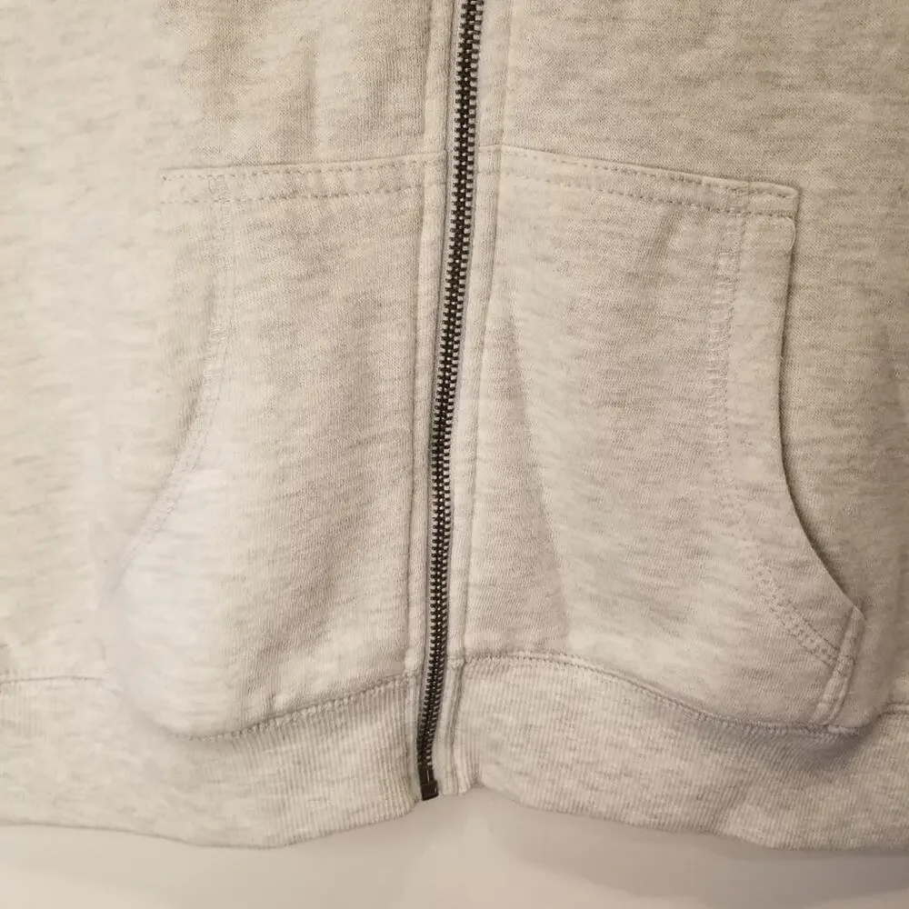 Urban Heritage‎ Grey Zipper Hoodie Youth L 14 - Picture 4 of 10